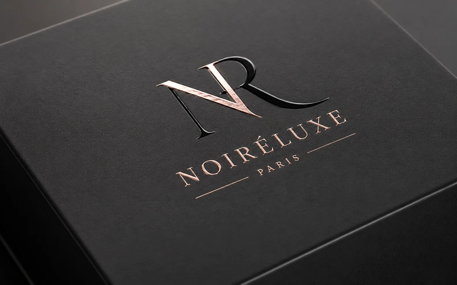 Premium finishes: Spot UV and Foil Stamping on custom box