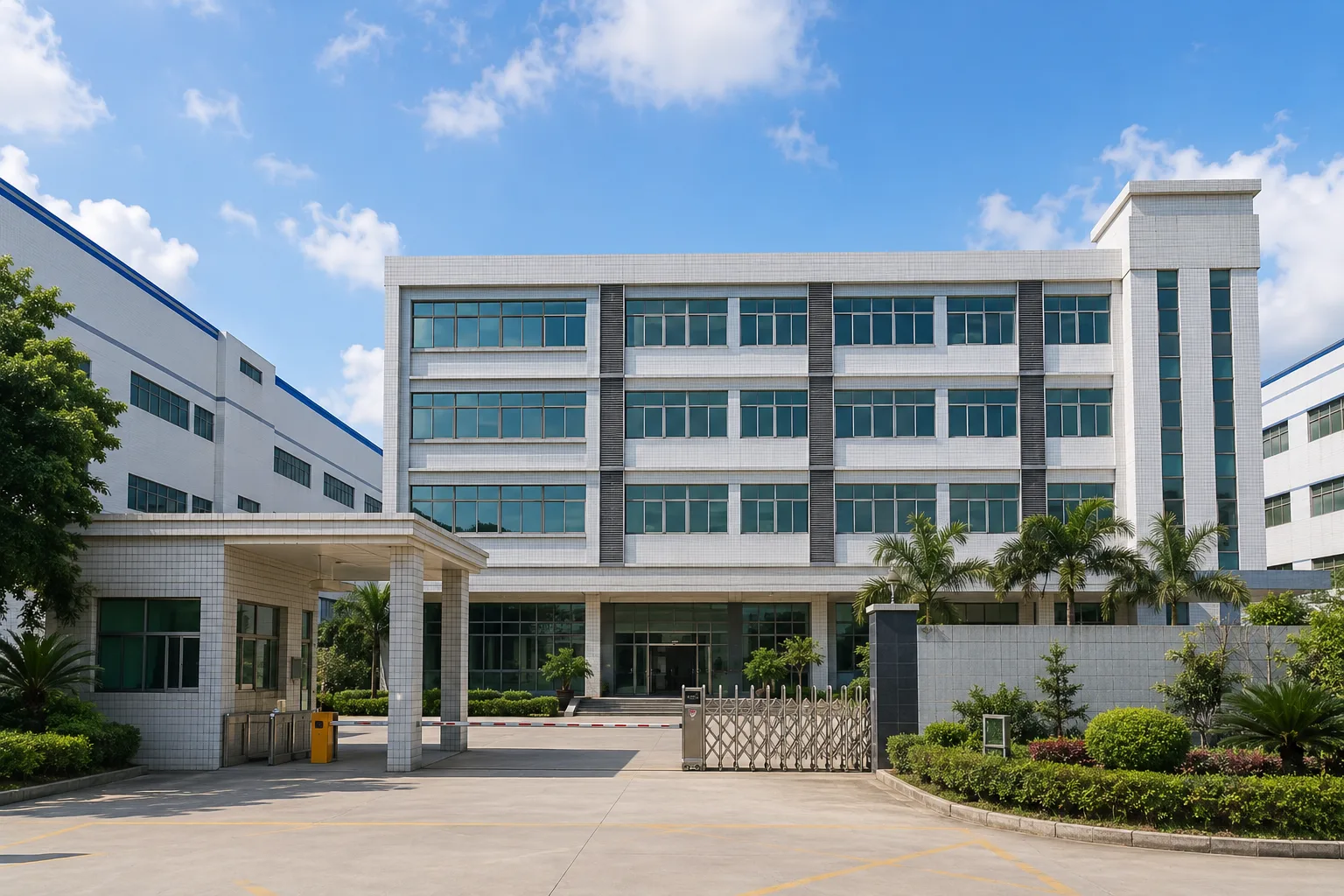 Flexible packaging manufacturing factory and production facility