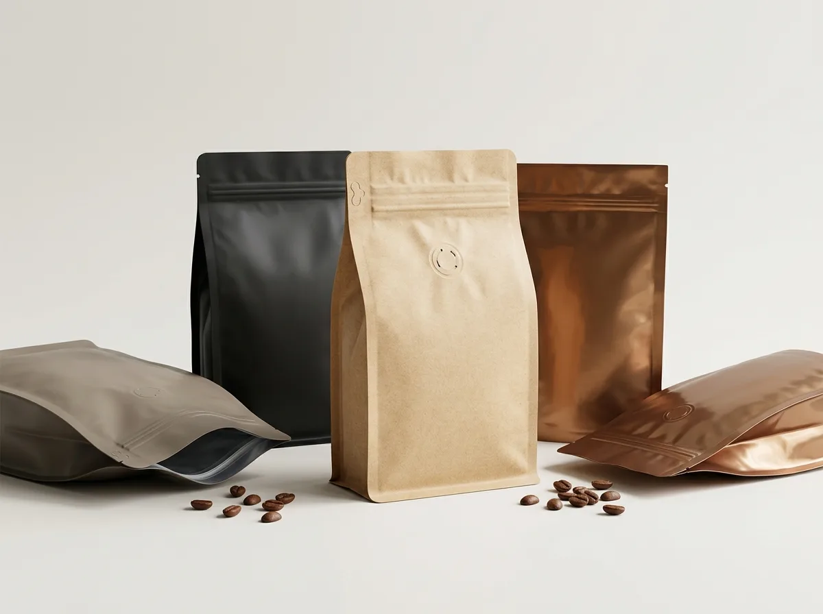 custom coffee bag manufacturer China valve