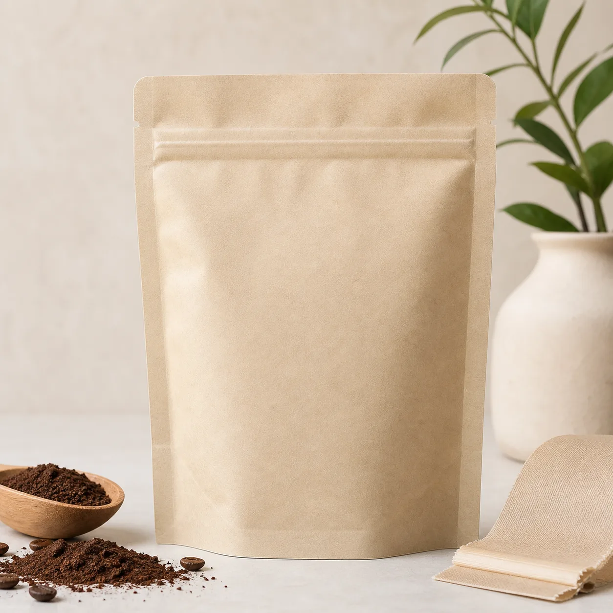 compostable PLA biodegradable packaging texture