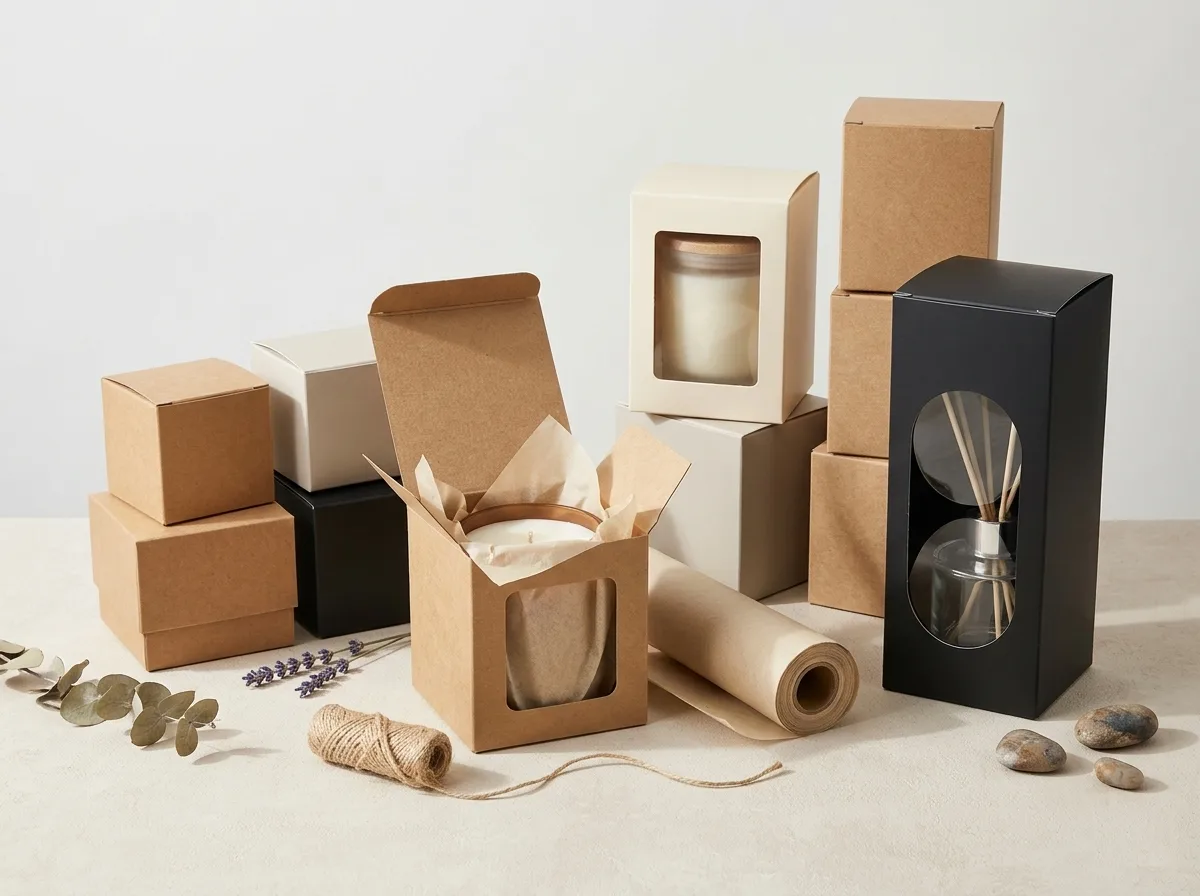 custom candle box packaging manufacturer China