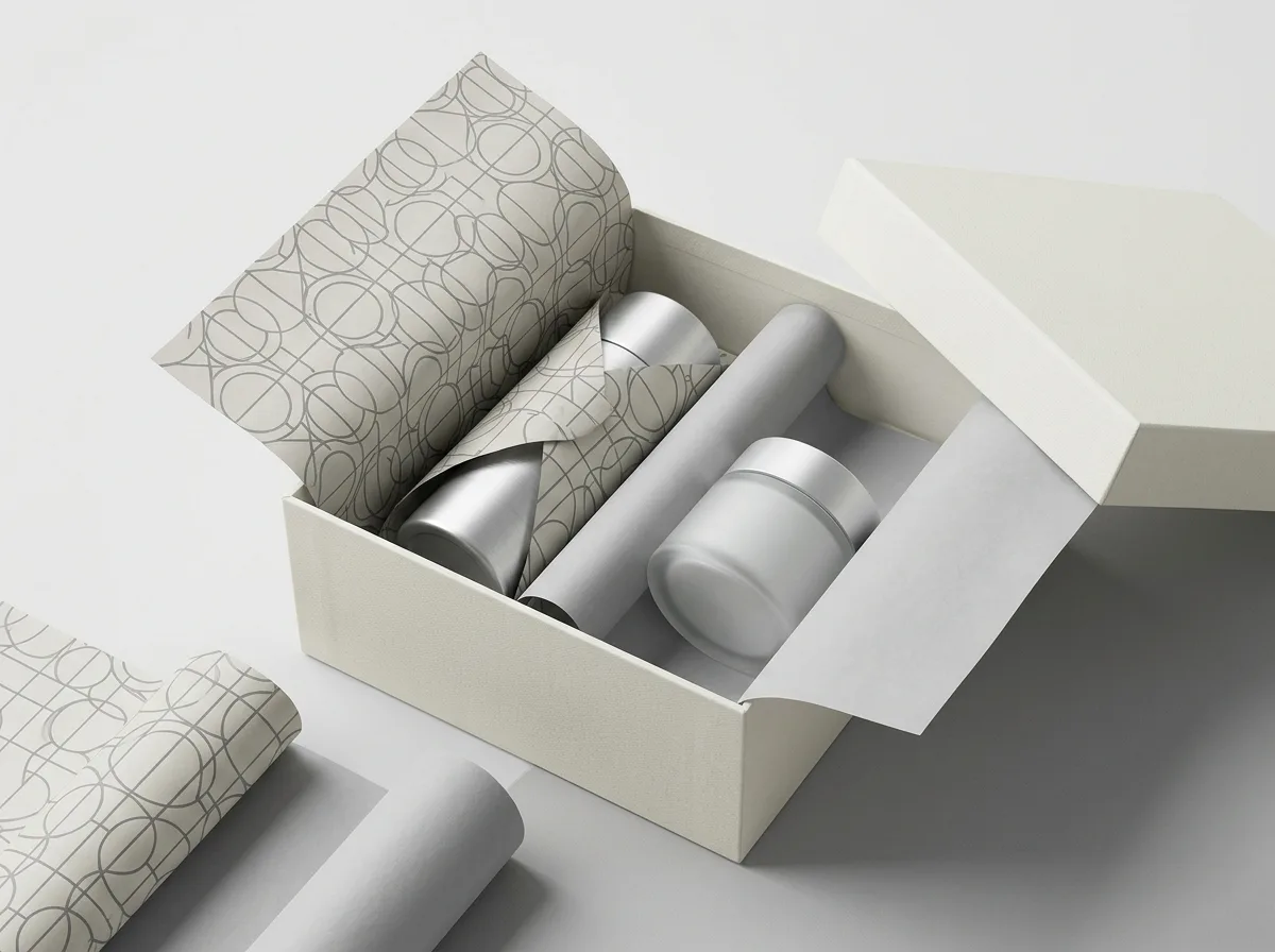 tissue paper custom printed packaging supplier