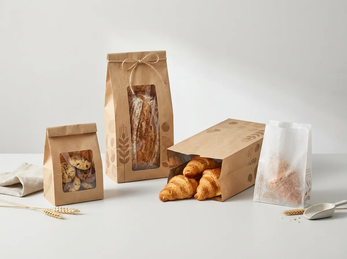 bakery bag kraft paper food packaging manufacturer