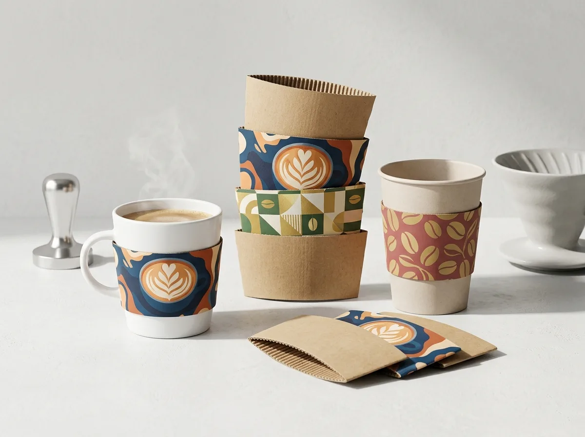 custom cup sleeve coffee sleeve manufacturer