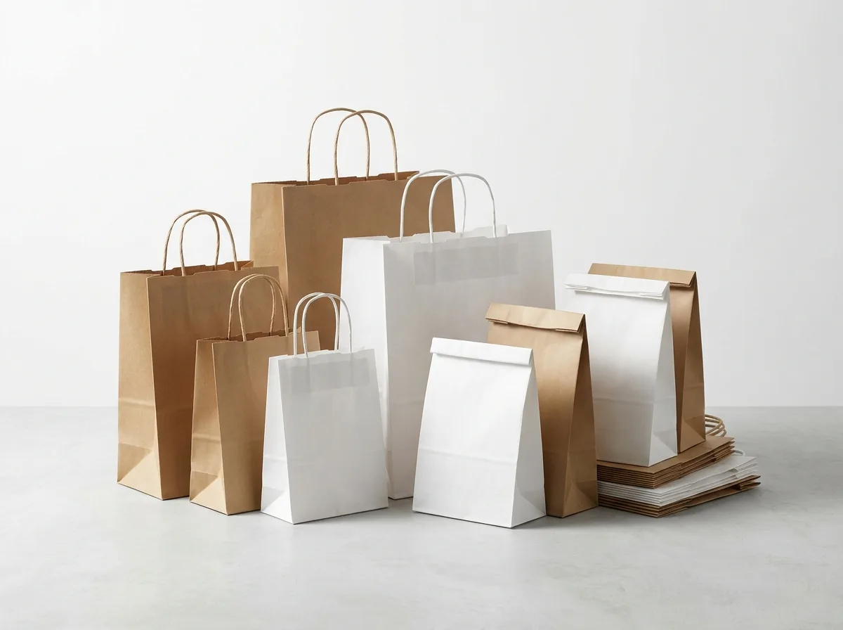 custom food paper bag takeaway manufacturer China