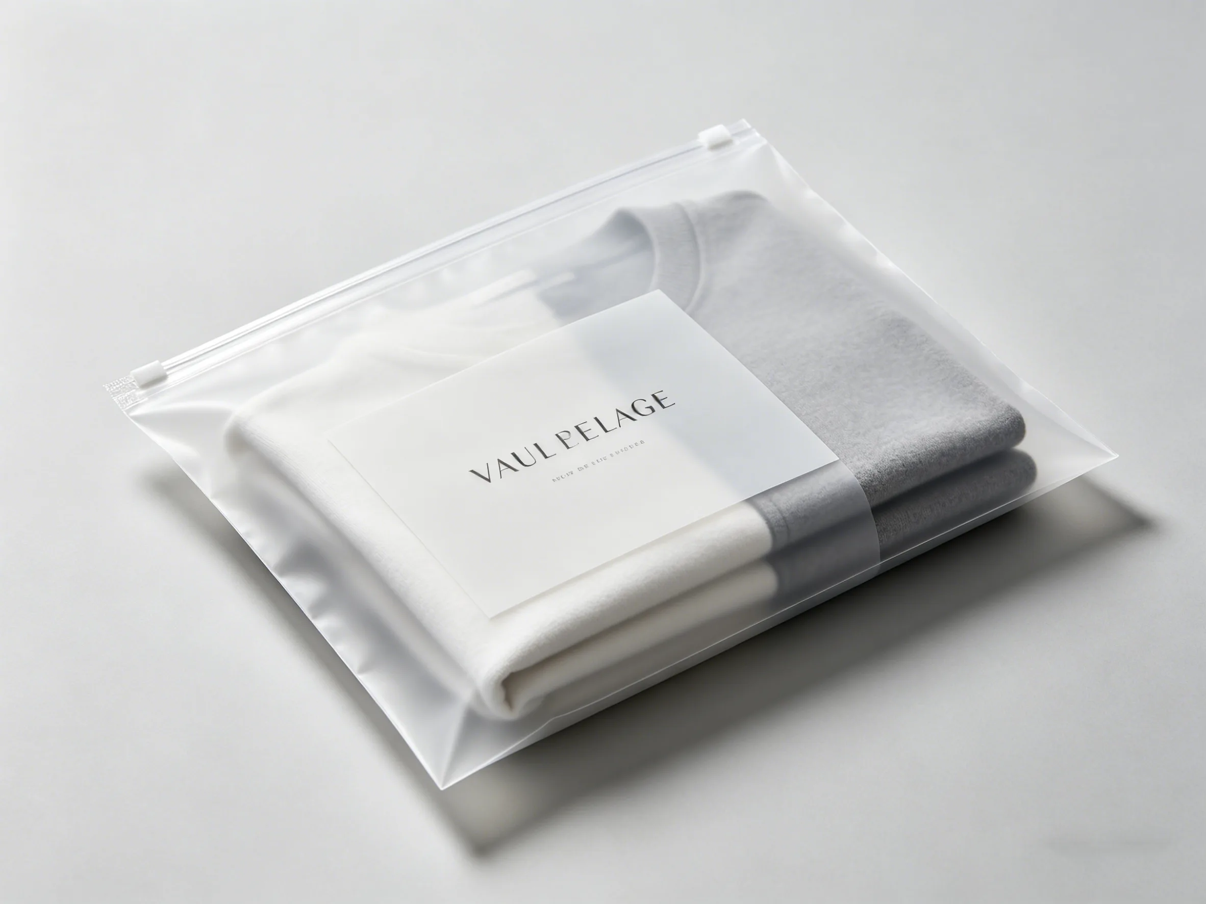 frosted zipper bag apparel packaging manufacturer