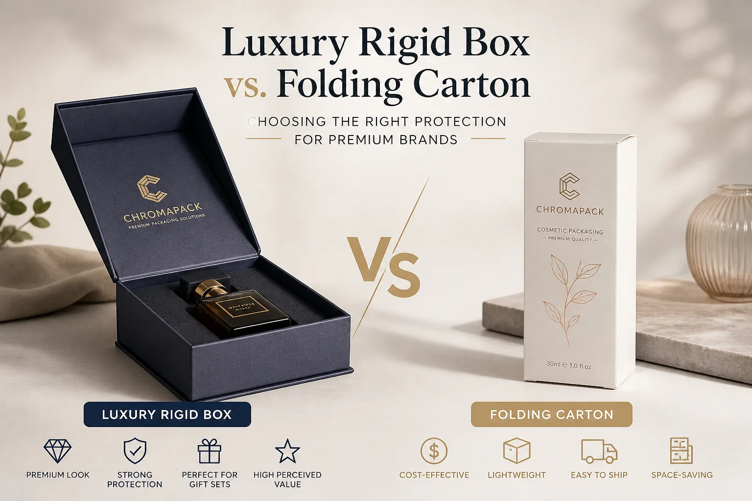 Rigid Box vs Folding Carton