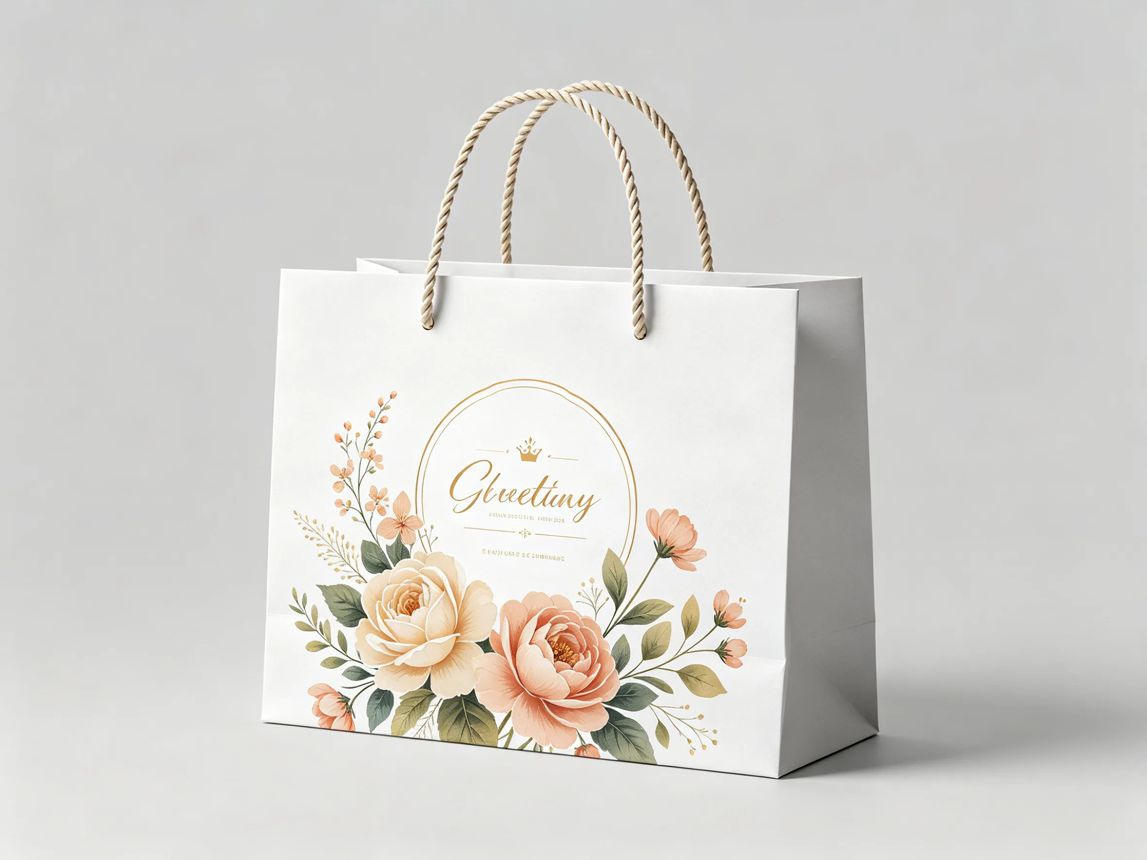 custom printed paper gift bag supplier China